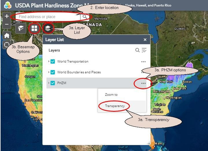 USDA Plant Hardiness Zone Map