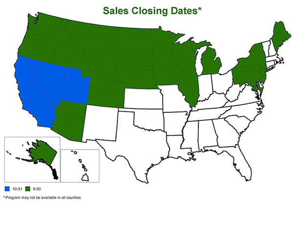Forage Production Sales Closing Dates