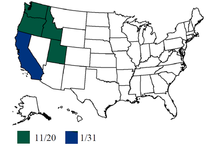 Stonefruit Sales Closing Dates Map